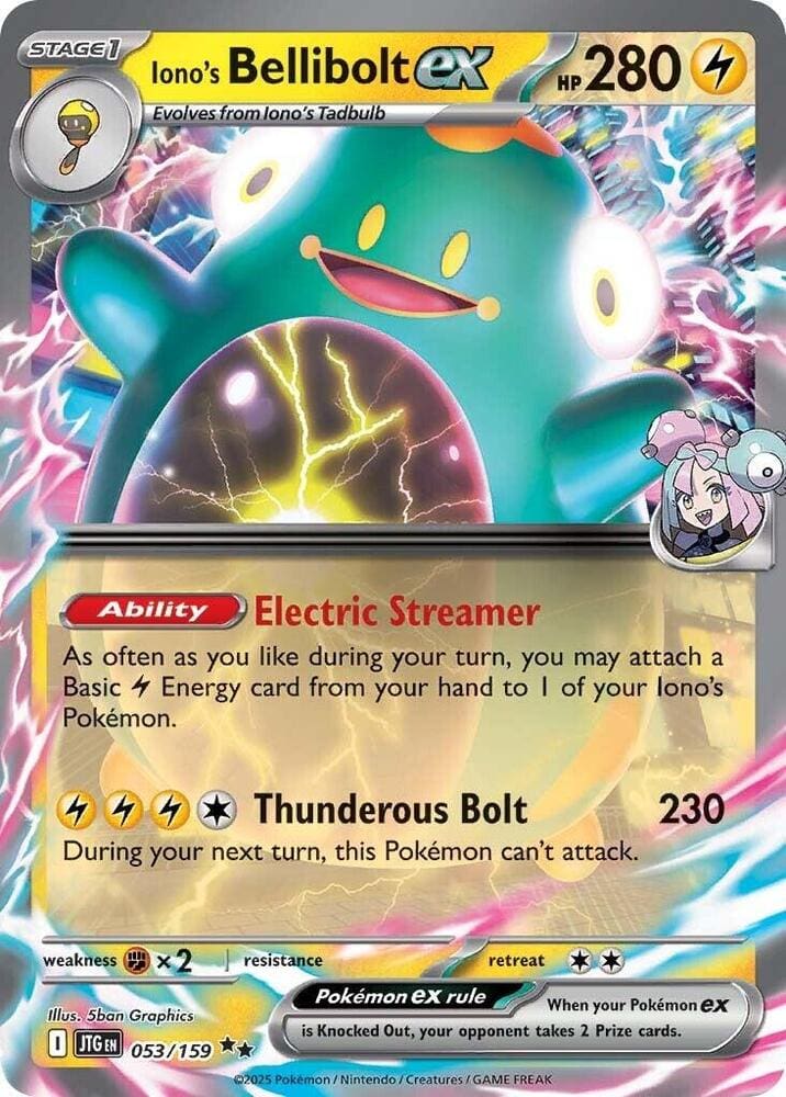 Iono's Bellibolt ex - The Pika Stop